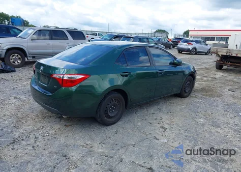 2016 Toyota Corolla Le z USA, uszkodzony, nr VIN 2T1BURHE9GC728983